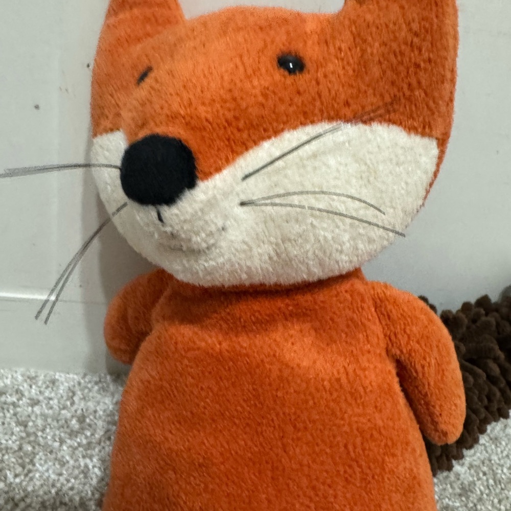 Jellycat London 12" Woodland Fox Orange Stuffed Plush Bushy Brown Tail Lovey - Picture 3 of 8